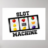 Sleufmachine kantelbaar pictogram poster (Voorkant)