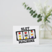 Sleufmachine kantelbaar pictogram visitekaartje (Staand voorkant)