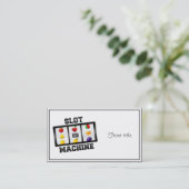 Sleufmachine kantelbaar pictogram visitekaartje (Staand voorkant)