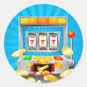 Sleufmachine Ronde Sticker