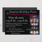 Sleufmachine verrassingsdag kaart (Voorkant / Achterkant)