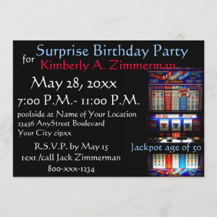 Sleufmachine verrassingsdag kaart