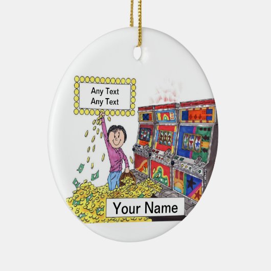 Sleufmachine - Vrouw Keramisch Ornament (Rechts)