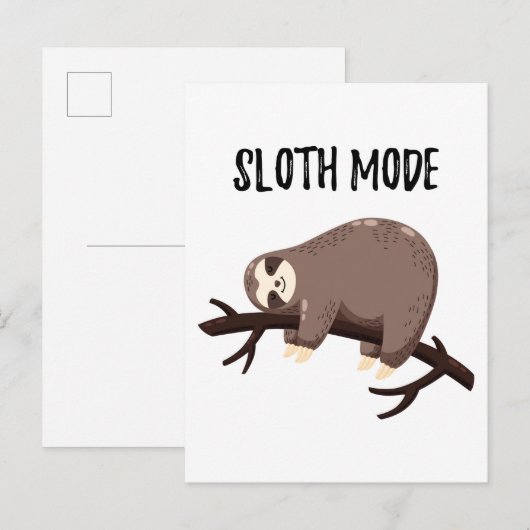 Sleufmodus Briefkaart (Voorkant / Achterkant)