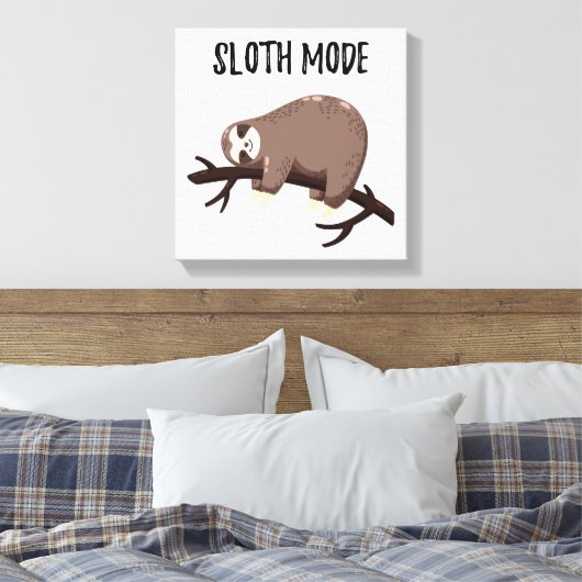 Sleufmodus Canvas Afdruk (Insitu (Slaapkamer))