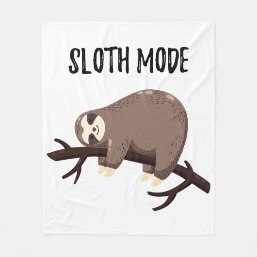 Sleufmodus Fleece Deken (Voorkant)