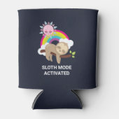 Sleufmodus geactiveerd Funny Illustratie Blikjeskoeler (Voorkant)