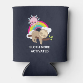 Sleufmodus geactiveerd Funny Illustratie Blikjeskoeler