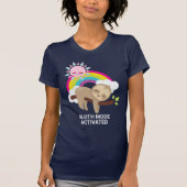 Sleufmodus geactiveerd Funny Illustratie T-shirt (Voorkant)