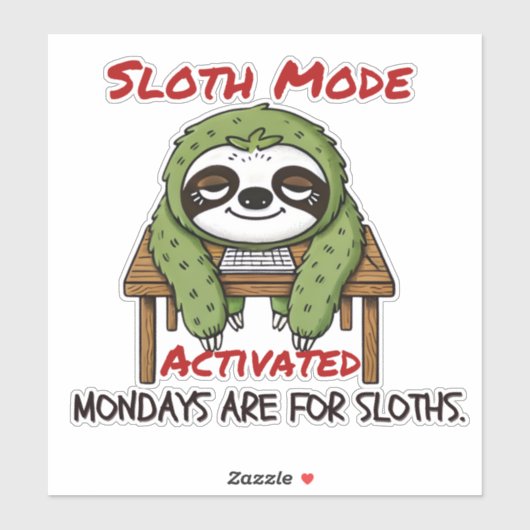 Sleufmodus geactiveerd sticker (Vel)