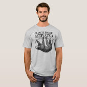 Sleufmodus geactiveerd t-shirt (Voorkant volledig)