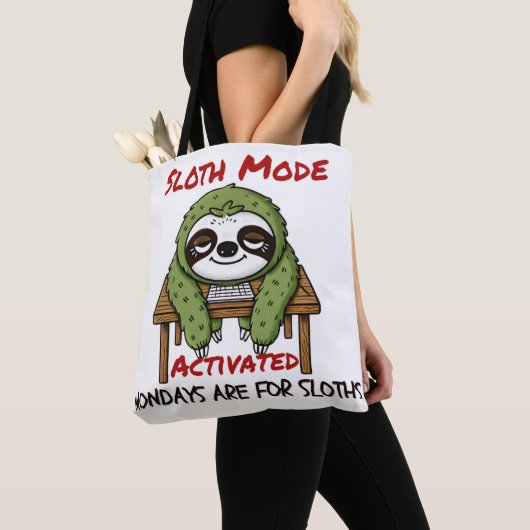 Sleufmodus geactiveerd tote bag (Dichtbij)