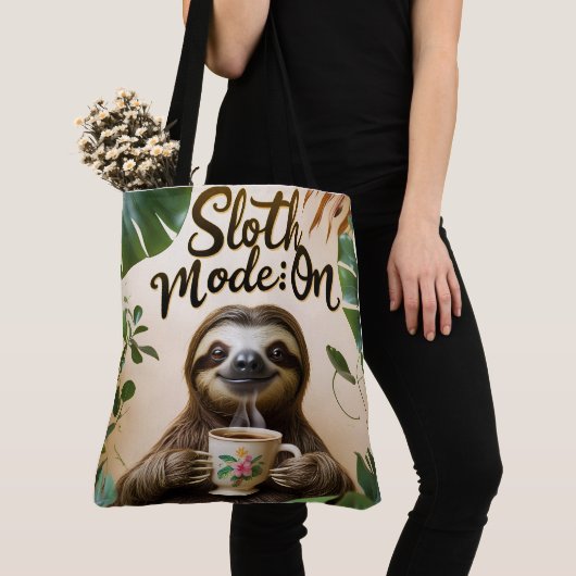 Sleufmodus ingeschakeld tote bag (Dichtbij)