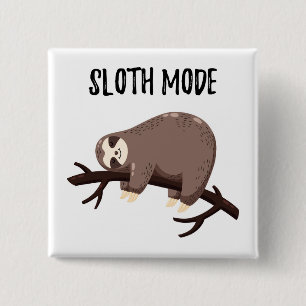 Sleufmodus Vierkante Button 5,1 Cm