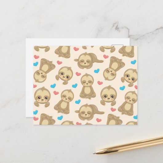 Sleufpatronen, klapsleuven, harten briefkaart (Voorkant / Achterkant in situ)