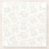 Sleufpatronen, klapsleuven, harten glazen onderzetter (Achterkant)