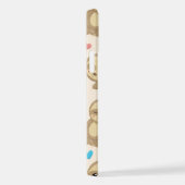 Sleufpatronen, klapsleuven, harten iPhone hoesje (Rechterkant)