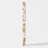 Sleufpatronen, klapsleuven, harten iPhone hoesje (Linkerkant)