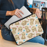 Sleufpatronen, klapsleuven, harten laptop sleeve<br><div class="desc">Kute,  leuke en schattige patronen met sloten en harten. Moderne en trendy cadeau,  perfect voor de luie minnaar in je leven.</div>