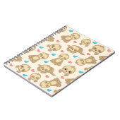 Sleufpatronen, klapsleuven, harten notitieboek (Linkerzijde)