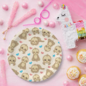 Sleufpatronen, klapsleuven, harten papieren bordje (Feest)