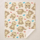 Sleufpatronen, klapsleuven, harten sherpa deken (Voorkant)