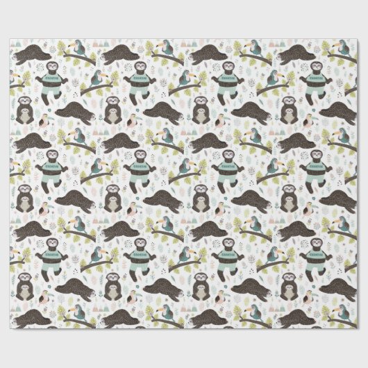 Sleufpatroonpapier Cadeaupapier (Vlak)