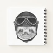 Sleufportret |  Helmet Notitieboek (Achterkant)