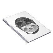 Sleufportret |  Helmet Notitieboek (Rechterzijde)