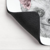 Sleufportret | Kop van Floral Muismat (Hoek)