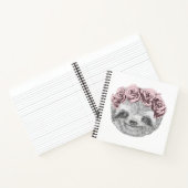 Sleufportret | Kop van Floral Notitieboek (Binnen)