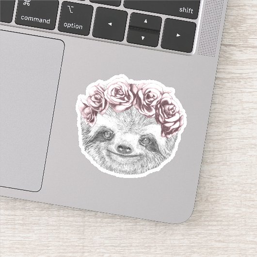 Sleufportret | Kop van Floral Sticker (Detail)
