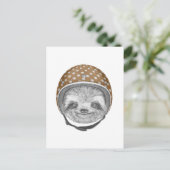 Sleufportret | Motorfiethelm Briefkaart (Staand voorkant)