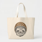 Sleufportret | Motorfiethelm Grote Tote Bag (Voorkant)