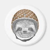 Sleufportret | Motorfiethelm Magneet (Voorkant)