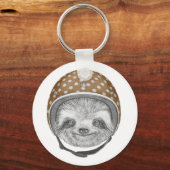 Sleufportret | Motorfiethelm Sleutelhanger (Voorkant)