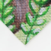 Sleufschildering Fleece Deken (Hoek)