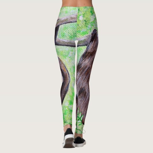 Sleufschildering Leggings (Achterkant)