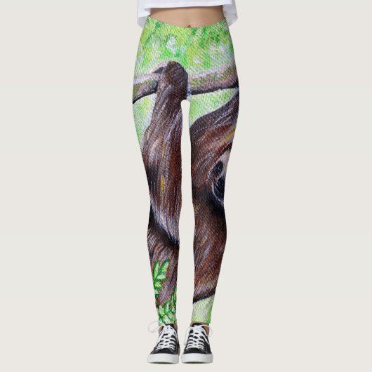Sleufschildering Leggings (Voorkant)