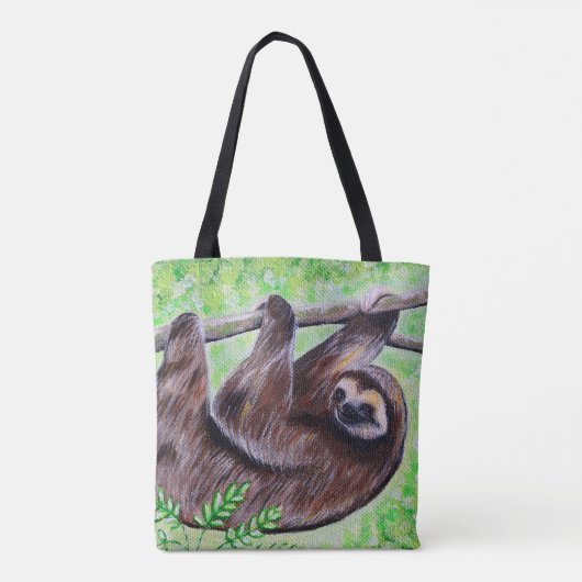 Sleufschildering Tote Bag (Achterkant)