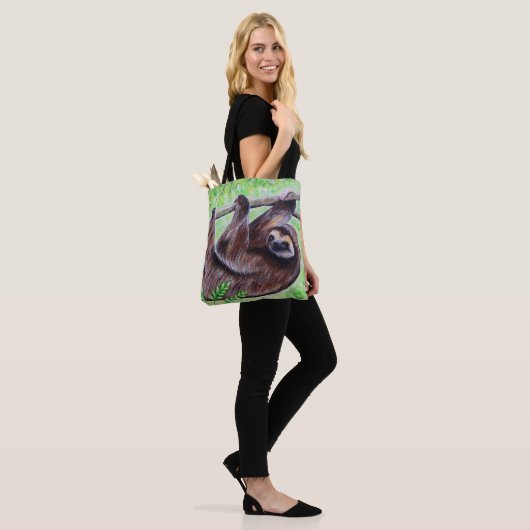 Sleufschildering Tote Bag (Op model)