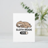 Sleufstand ingeschakeld briefkaart (Staand voorkant)