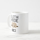 Sleufstand ingeschakeld koffiemok (Voorkant links)