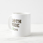 Sleufstand ingeschakeld koffiemok (Voorkant links)