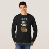Sleufstand op het dier t-shirt (Voorkant volledig)
