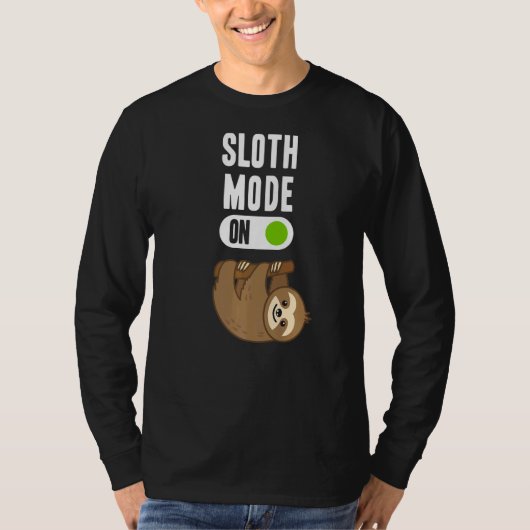 Sleufstand op het dier t-shirt (Voorkant)
