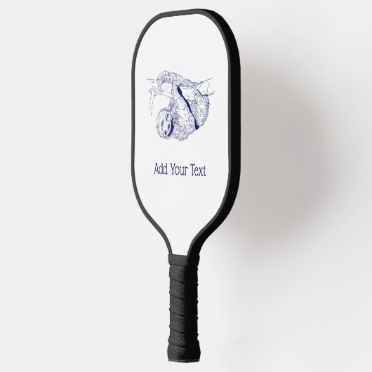 Sleuftreklichtfoto #1 Blauw Pickleball Paddle (Links)