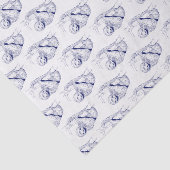 Sleuftreklichtfoto #1 Blauw Tissuepapier (Detail)