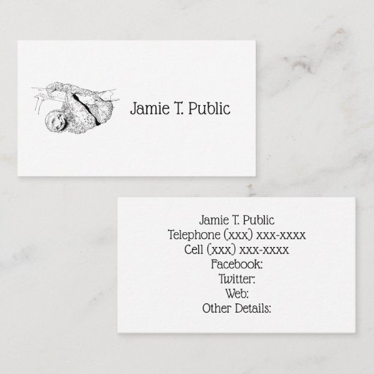 Sleuftreklichtfoto #1 visitekaartje (Voorkant / Achterkant)