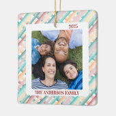 Sleupserie kerstWaterverf Foto Keramisch Ornament (Links)